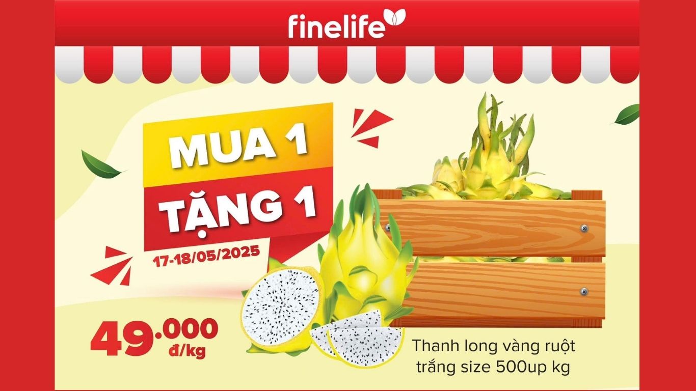 S-MART Tham Gia Lễ Hội Trái Cây Tại Hệ Thống Finelife: Ưu Đãi Mua 1 Tặng 1 Chỉ Trong 2 Ngày! 7 Thiet ke chua co ten 4