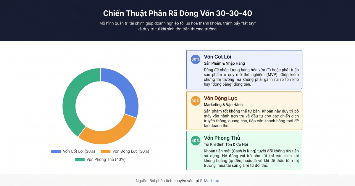 Nghệ Thuật Quản Trị Dòng Tiền Và Tâm Lý Kinh Doanh: Chiến Thuật 30-30-40 3 www.sharespace.vn 7